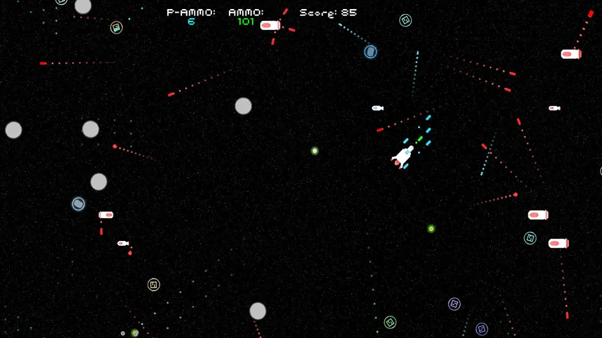 Скриншот 8 к игре SPACE BLASTER 8 BIT