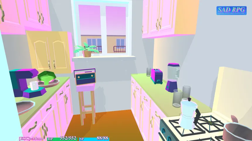 Скриншот 4 к игре SAD RPG: A Social Anxiety Role Playing Game