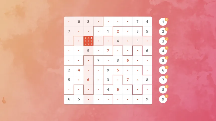 Скриншот 2 к игре Sudoku Jigsaw / 拼图数独
