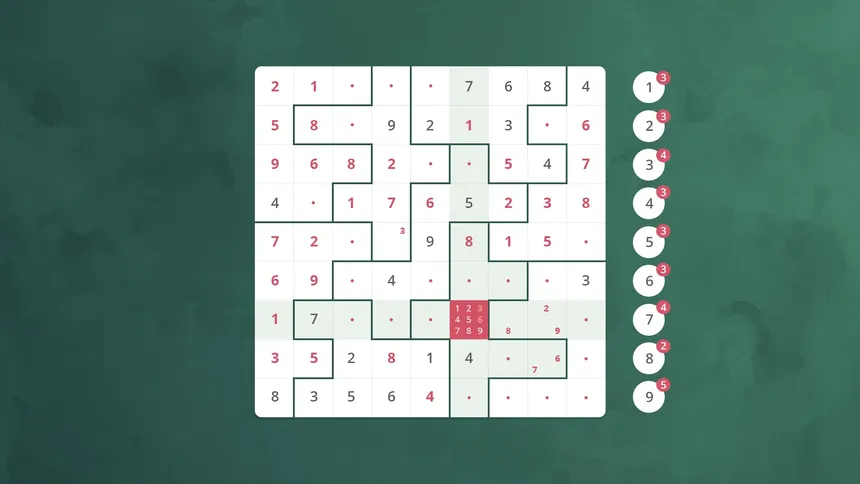 Скриншот 5 к игре Sudoku Jigsaw / 拼图数独