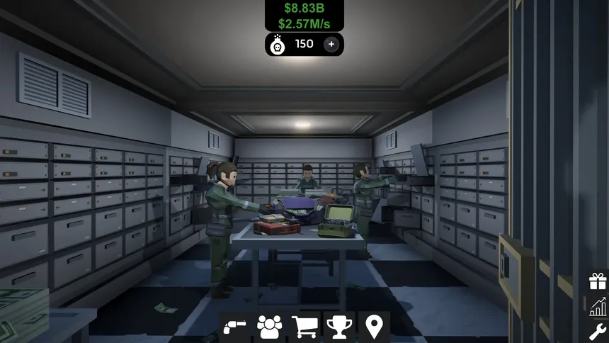 Скриншот 1 к игре Idle Heist