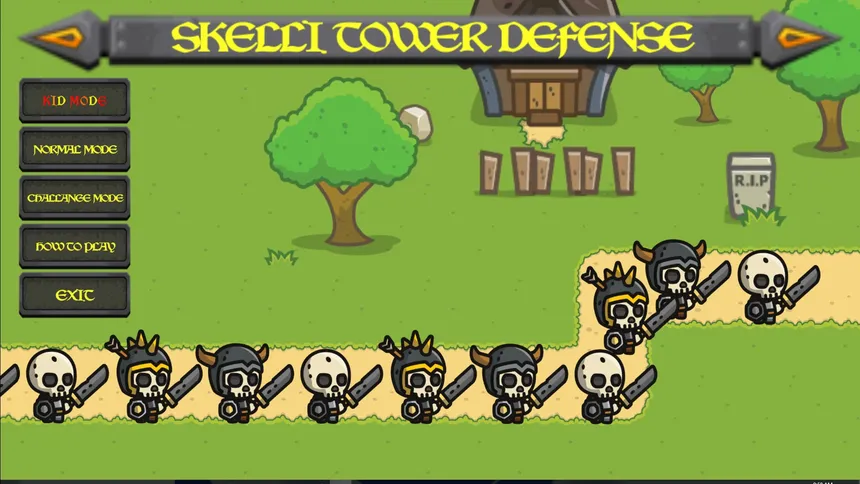 Скриншот 1 к игре Skelli Tower Defense