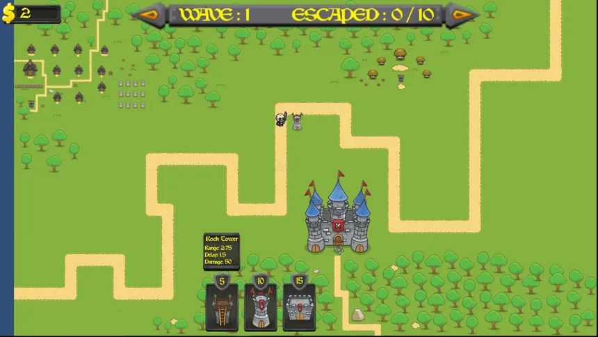 Скриншот 2 к игре Skelli Tower Defense