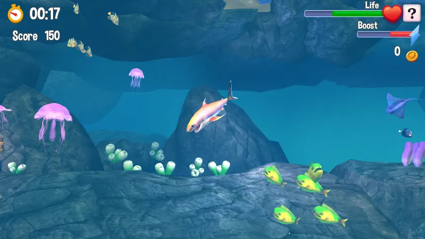 Скриншот 1 к игре Double Head Shark Attack