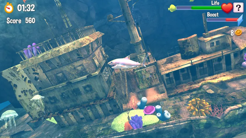 Скриншот 6 к игре Double Head Shark Attack