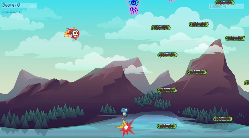 Скриншот 1 к игре Super B-Dino's adventures
