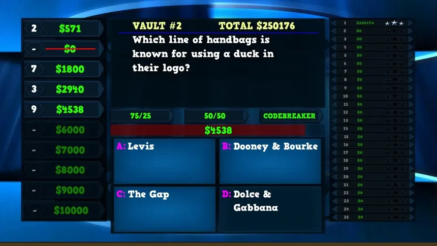 Скриншот 3 к игре Trivia Vault: Fashion Trivia