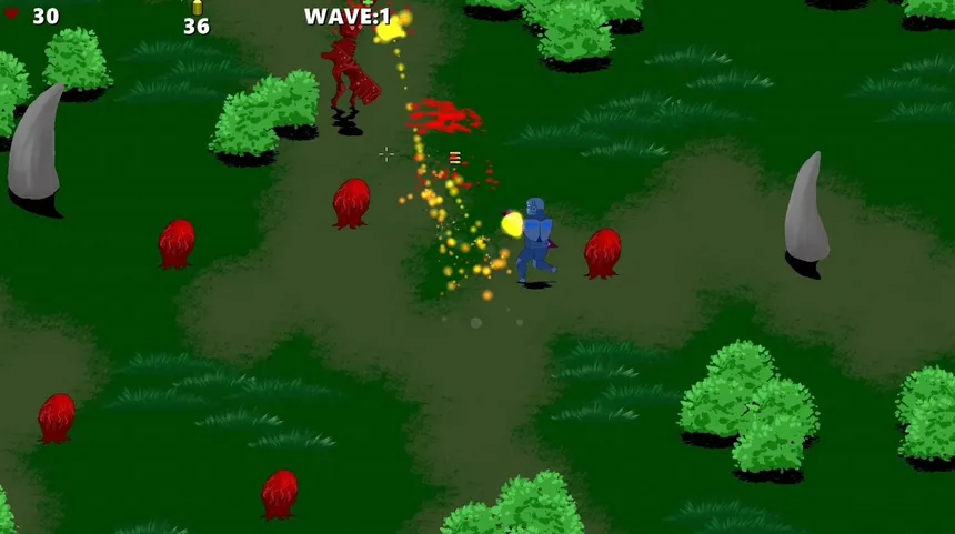 Скриншот 1 к игре Ranger vs. Space Mutants