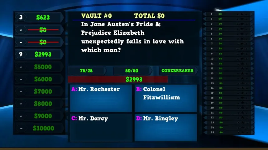 Скриншот 1 к игре Trivia Vault: Literature Trivia