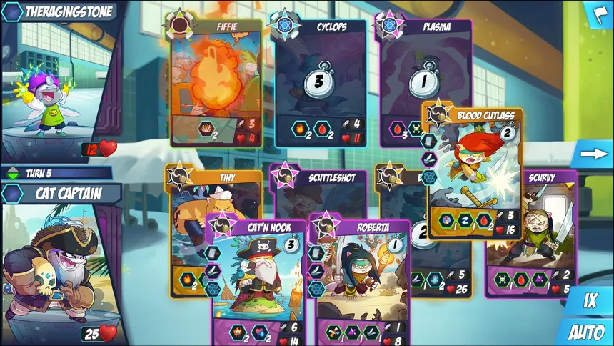 Скриншот 7 к игре Tap Cats: Epic Card Battle
