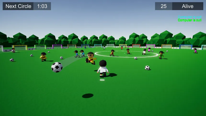 Скриншот 1 к игре Soccer Battle Royale