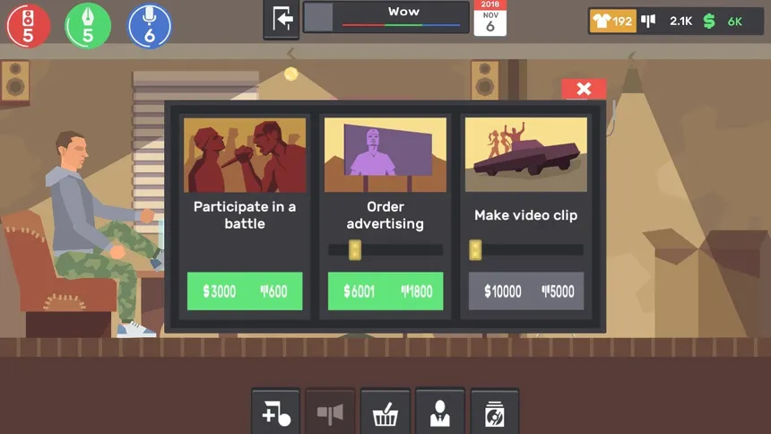 Скриншот 5 к игре RapStar Tycoon