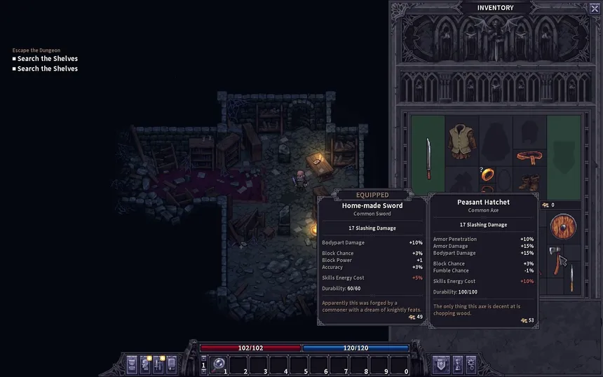 Скриншот 2 к игре Stoneshard: Prologue