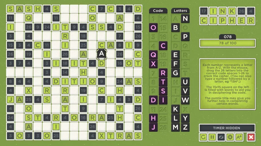 Скриншот 1 к игре Ink Cipher