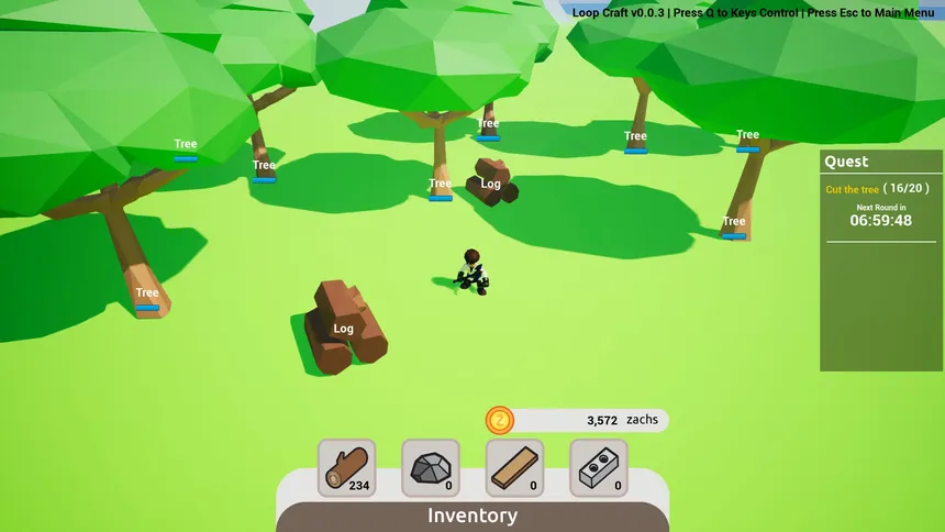Скриншот 1 к игре LoopCraft