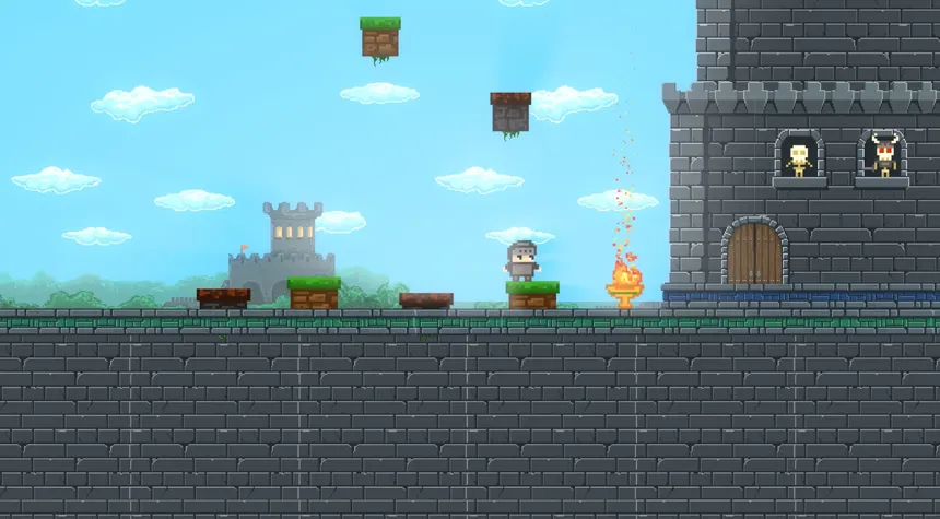 Скриншот 1 к игре Flaming Pixels