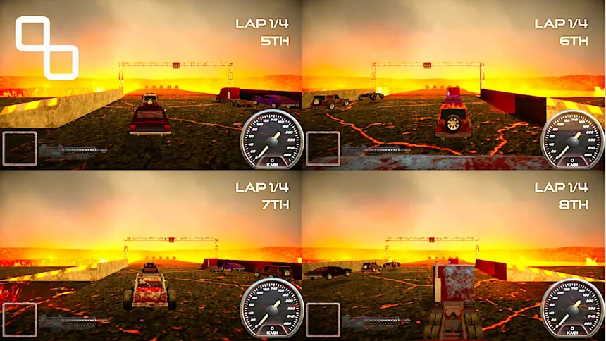 Скриншот 2 к игре Rock n' Rush: Battle Racing