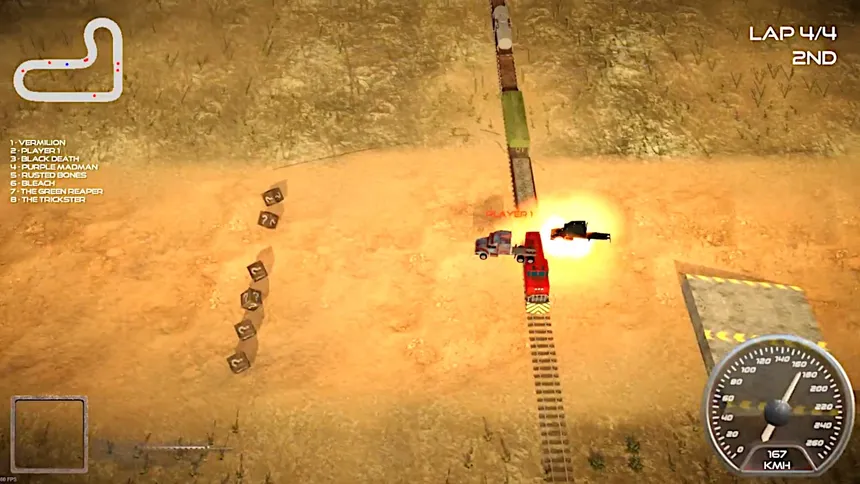Скриншот 3 к игре Rock n' Rush: Battle Racing