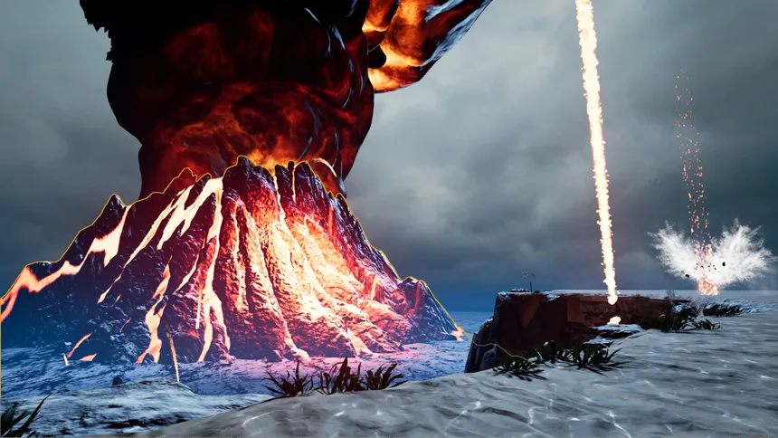 Скриншот 3 к игре Volcano Eruption