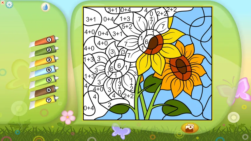 Скриншот 1 к игре Color by Numbers - Flowers