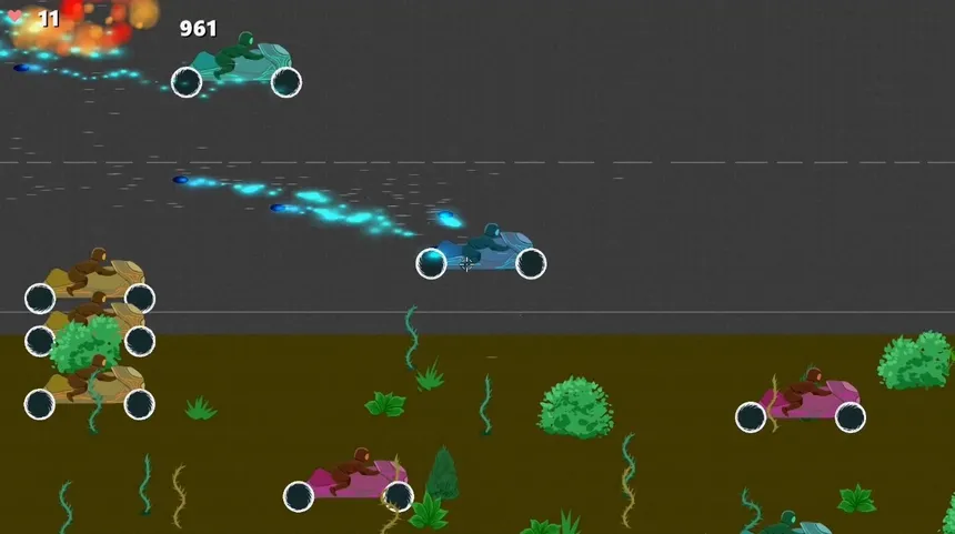Скриншот 5 к игре Learn to Drive on Moto Wars