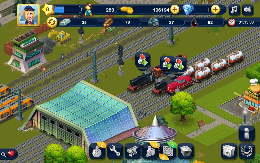 Скриншот 1 к игре Rail World