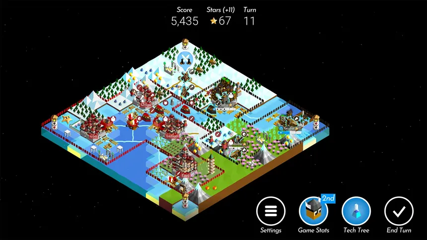 Скриншот 3 к игре The Battle of Polytopia