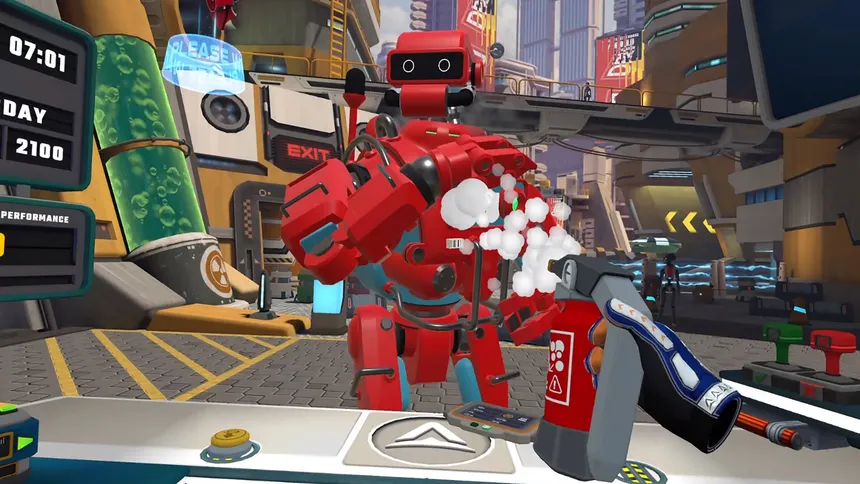 Скриншот 2 к игре Border Bots VR