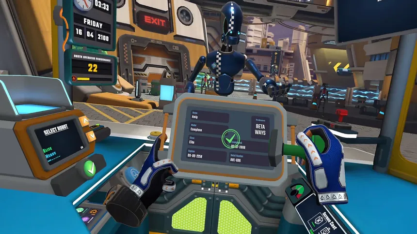 Скриншот 3 к игре Border Bots VR
