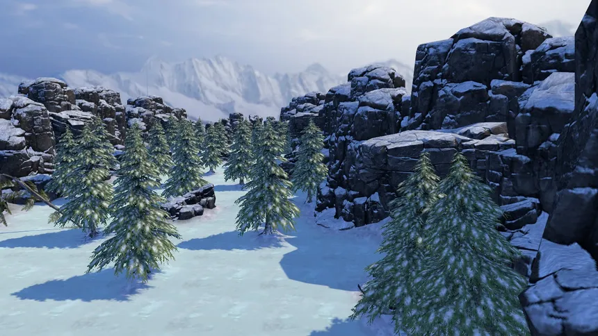 Скриншот 1 к игре Fancy Skiing 2: Online