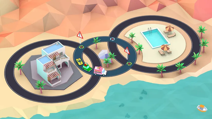 Скриншот 2 к игре Car Puzzle: Round Ways