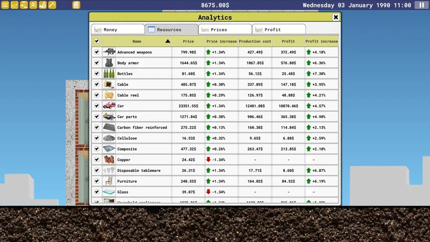 Скриншот 1 к игре Factory Manager