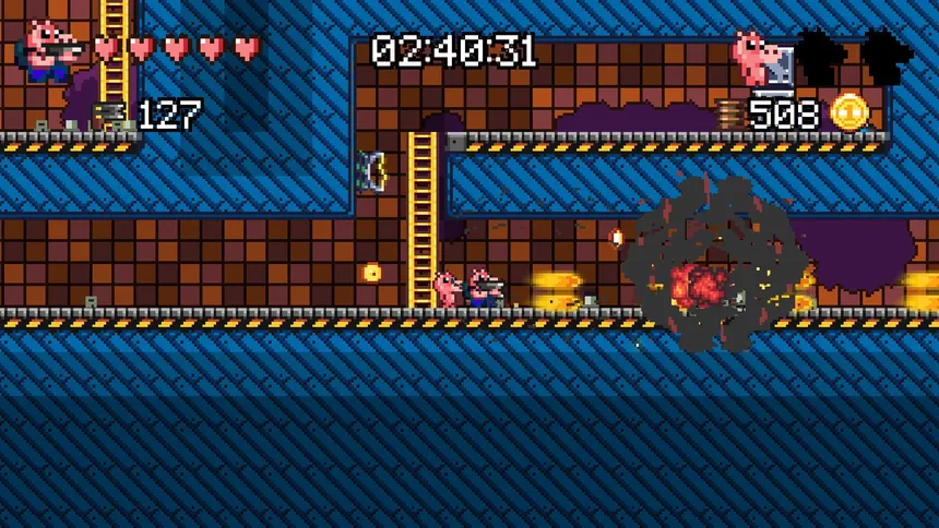 Скриншот 1 к игре Ammo Pigs: Armed and Delicious