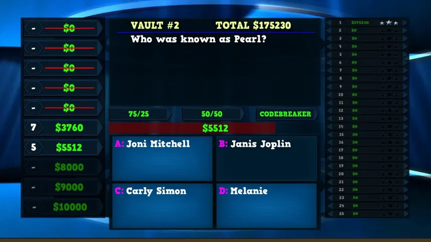 Скриншот 2 к игре Trivia Vault: Music Trivia