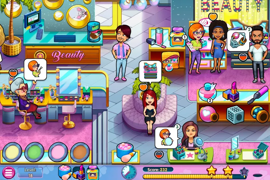 Скриншот 2 к игре Sally's Salon: Kiss & Make-Up