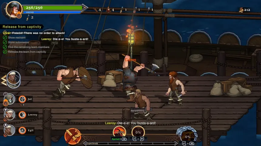 Скриншот 1 к игре Drakkar Crew