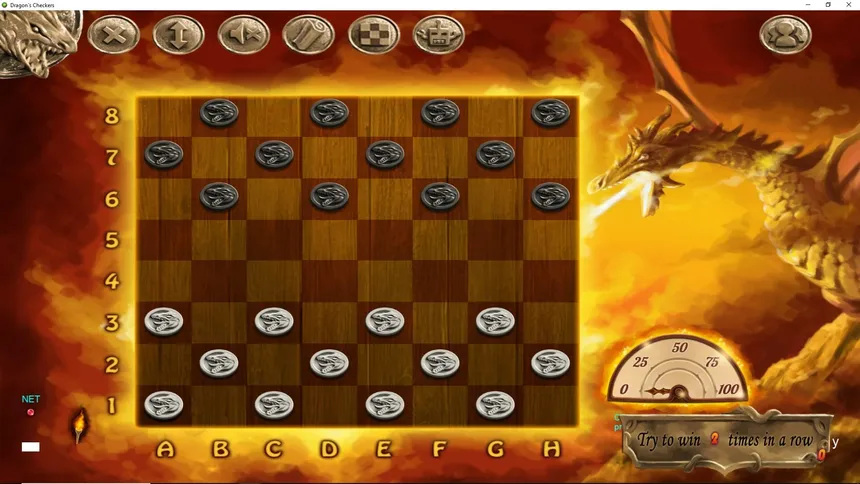 Скриншот 3 к игре Dragon`s Checkers