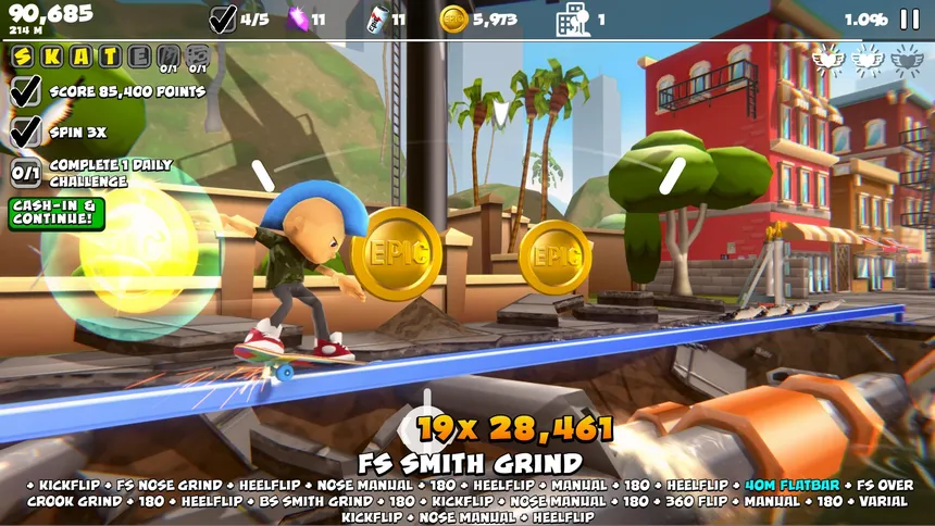 Скриншот 3 к игре Epic Skater 2