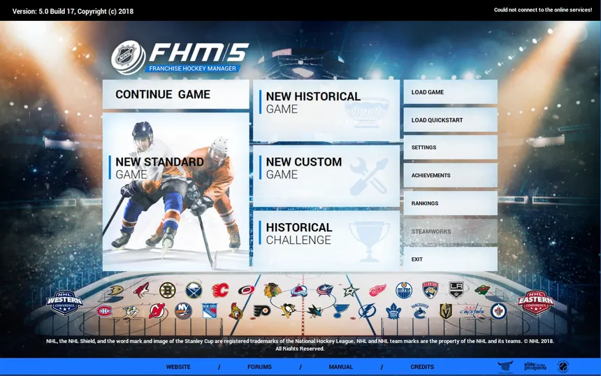 Скриншот 1 к игре Franchise Hockey Manager 5