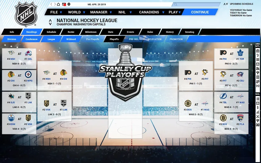 Скриншот 2 к игре Franchise Hockey Manager 5