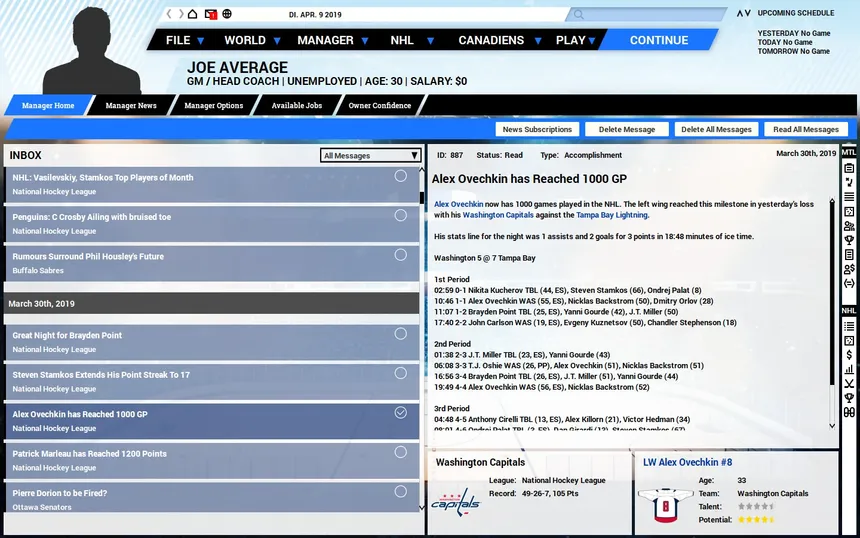 Скриншот 4 к игре Franchise Hockey Manager 5