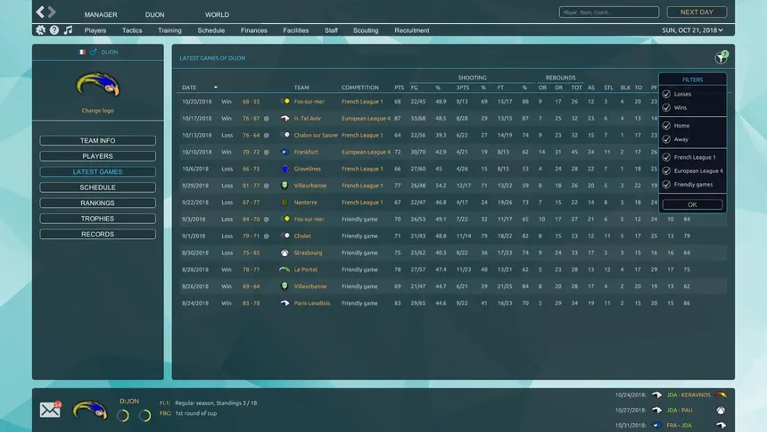 Скриншот 5 к игре Pro Basketball Manager 2019