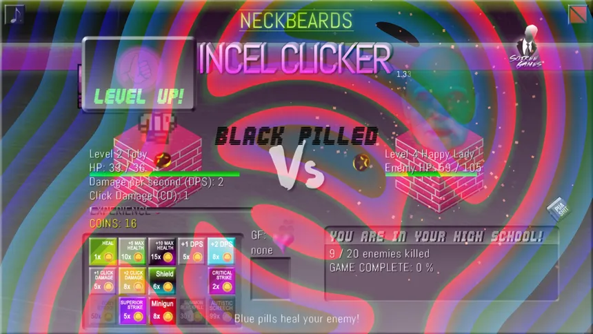 Скриншот 1 к игре Incel Clicker