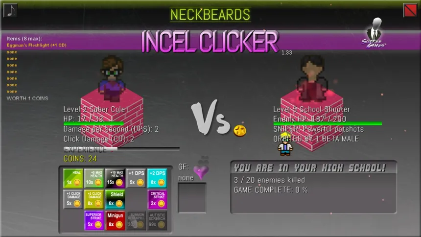 Скриншот 4 к игре Incel Clicker