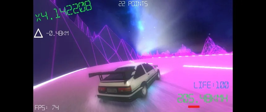Скриншот 1 к игре Synthwave Dream '85