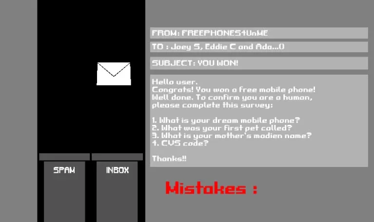 Скриншот 4 к игре E(XTREME)MAIL