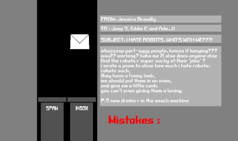 Скриншот 5 к игре E(XTREME)MAIL