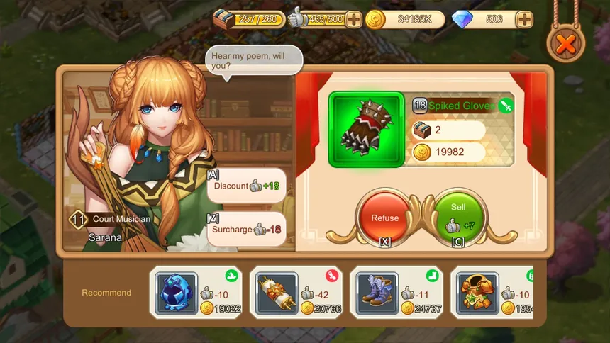 Скриншот 2 к игре Cadria Item Shop