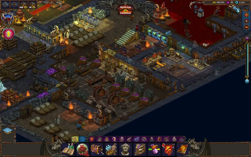 Скриншот 1 к игре Little Imps: A Dungeon Builder