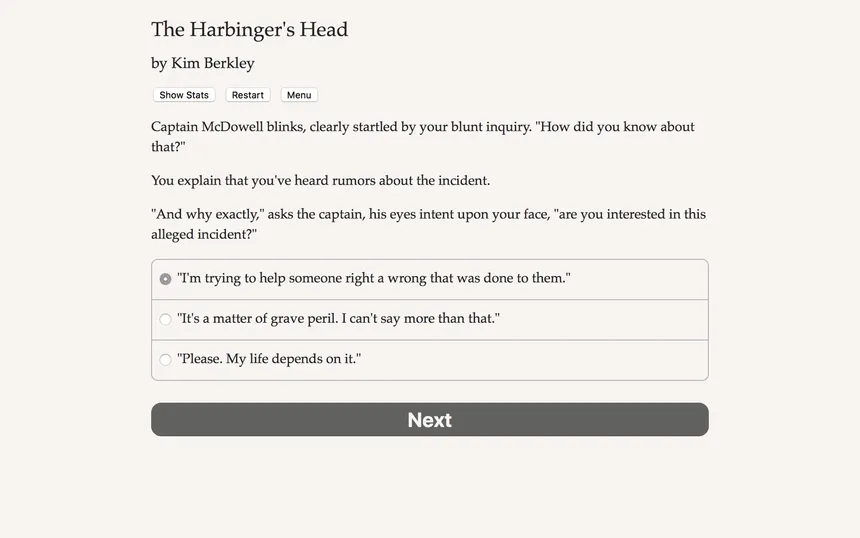 Скриншот 5 к игре The Harbinger's Head